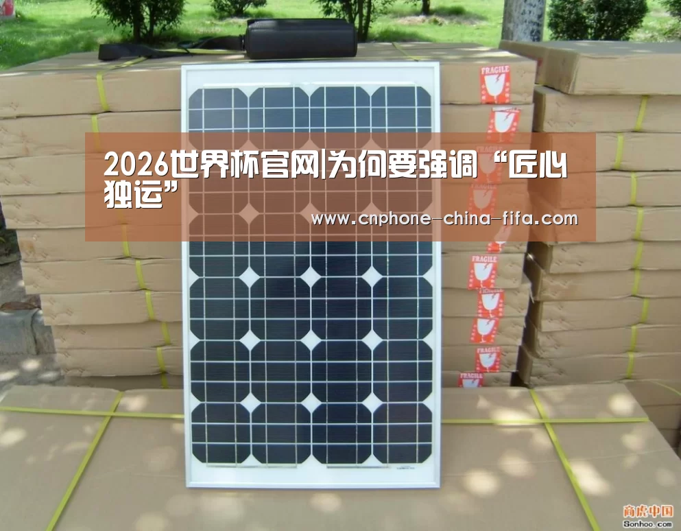 2026世界杯官网|为何要强调“匠心独运”(图1) 2026世界杯官网